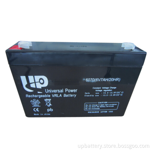 Cheap 6V 7ah Rechargeable Sealed Lead Acid Battery